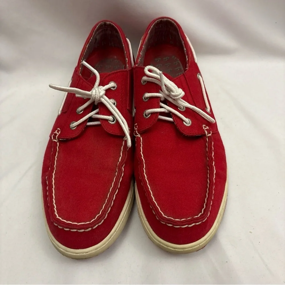Eastland Men’s Boat Shoes Size 12 St. Louis Cardinals Theme Red MLB Baseball STL